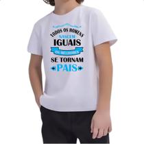 Camiseta Infantil Melhores se tornam pais