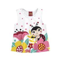 Camiseta infantil menina manga curta ref 110845