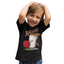 Camiseta Infantil Menina Menino Brincar é Divertido Imaginar - Hipsters