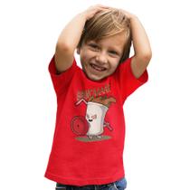 Camiseta Infantil Menina Menino Brincar é Divertido Imaginar