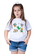 Camiseta Infantil Menina Menino Panda Animais Zoológico Girafa - RETHA ESTILOS
