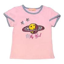 Camiseta Infantil Menina Planeta Camiseta Infantil Menina Planeta