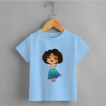 Camiseta Infantil Menina Princesa Casa Mágica 100% Algodão Confortável