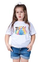 Camiseta Infantil Menina Princesas Princesa Principe