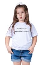 Camiseta Infantil Menina Promovida Irmã Mais Velha Caçula - Retha Estilos