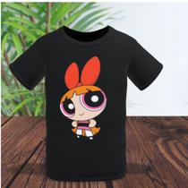 Camiseta infantil meninas super poderosa Florzinha