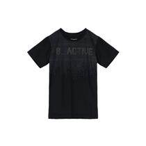 Camiseta Infantil Menino Active Dry Fit Preto Brandili