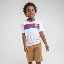 Camiseta Infantil Menino Barcelona Dynamo Branco Original