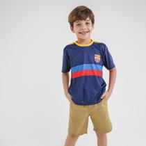 Camiseta Infantil Menino Barcelona Epoch Azul Original
