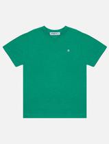 Camiseta Infantil Menino Básica Decote V Verde Divertto Camiseta Infantil Menino Básica Decote V Verde Divertto