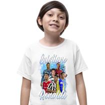 Camiseta Infantil Menino Cristiano Ronaldo Futebol