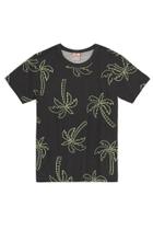 Camiseta infantil menino de coqueiros Brandili