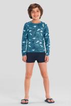 Camiseta infantil menino em malha UV Brandili Camiseta infantil menino em malha UV Brandili