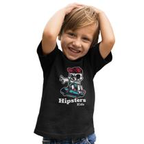 Camiseta Infantil Menino Esqueletinho Skate Kids Manga Curta