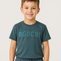 Camiseta Infantil Menino Estampa Ogochi Concept Slim Verde