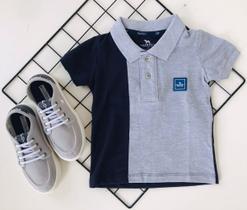Camiseta Infantil Menino Gola Polo Em Piquet Charpey Design Arrojado Manga Curta Camiseta Infantil Menino Gola Polo Em Piquet Charpey Design Arrojado Manga Curta