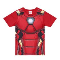 Camiseta Infantil Menino Homem de Ferro Vermelho - Brandili Camiseta Infantil Menino Homem de Ferro Vermelho - Brandili