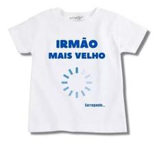 Camiseta Infantil Menino Irmão Mais Velho