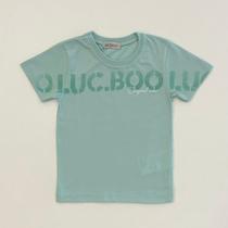 Camiseta Infantil Menino Luc.Boo Verde Verão Moda Kids 86549
