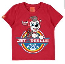 Camiseta Infantil Menino Manga Curta Patrulha Canina Nickelodeon da Malwee Kids