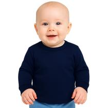 Camiseta Infantil Menino Manga Longa e Punho Kyly