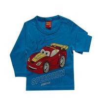 Camiseta infantil menino manga longa