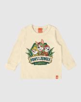 CAMISETA INFANTIL MENINO MANGA LONGA PATRULHA CANINA ALGODÃO MALWEE KIDS OFF WHITE-Tamanho 6 CAMISETA INFANTIL MENINO MANGA LONGA PATRULHA CANINA ALGODÃO MALWEE KIDS OFF WHITE-Tamanho 6