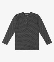 Camiseta Infantil Menino Manga Longa Trick Nick Preto