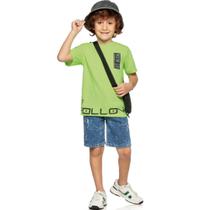 Camiseta Infantil Menino Mangas Curtas Com Tela Sport - Angerô Camiseta Infantil Menino Mangas Curtas Com Tela Sport - Angerô