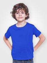 Camiseta Infantil Menino Meia Manga Azul cmc1