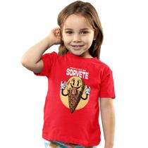 Camiseta Infantil Menino Menina Hoje é Dia de Sorvete Feliz Camiseta Infantil Menino Menina Hoje é Dia de Sorvete Feliz