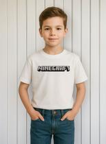 Camiseta Infantil Menino Minecraft Algodão Lançamento Oferta Camiseta Infantil Menino Minecraft Algodão Lançamento Oferta