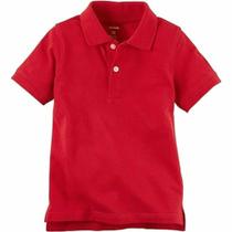 Camiseta Infantil Menino Polo Vemelha Carter's Camiseta Infantil Menino Polo Vemelha Carter's