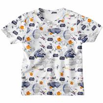 Camiseta Infantil Menino Stars Wars Nave Camisa Estampada 3D Homem Camiseta Infantil Menino Stars Wars Nave Camisa Estampada 3D Homem