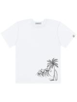 Camiseta Infantil Menino Surf Branco Divertto