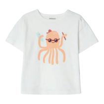 Camiseta Infantil Menino Toddler Polvo Off White - Hering