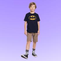 Camiseta Infantil Menino Verão Batman Produto Licenciado - Fakini Camiseta Infantil Menino Verão Batman Produto Licenciado - Fakini