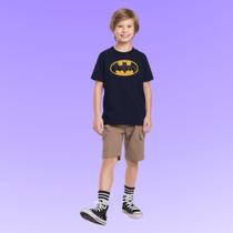 Camiseta Infantil Menino Verão Batman Produto Licenciado Tam 4 a 10 - Fakini Camiseta Infantil Menino Verão Batman Produto Licenciado Tam 4 a 10 - Fakini