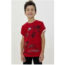 Camiseta Infantil Menino Verão Carros LUCBOO Tamanho:8Cor:Vermelho Camiseta Infantil Menino Verão Carros LUCBOO Tamanho:8Cor:Vermelho