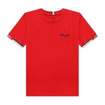 Camiseta Infantil Menino Verão Future JOHNNY FOX Cor:VermelhoTamanho:18 Camiseta Infantil Menino Verão Future JOHNNY FOX Cor:VermelhoTamanho:18