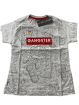 Camiseta Infantil Menino Video Game Jogos em Algodão Gangster
