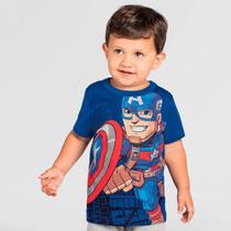 Camiseta Infantil Menino Vingadores Licenciada Homem Aranha Camiseta Infantil Menino Vingadores Licenciada Homem Aranha