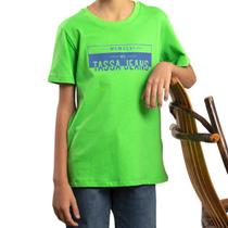 Camiseta Infantil Meninos Tassa Verde 506156