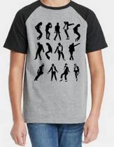 Camiseta Infantil Michael Jackson - Alternativo Basico