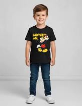 Camiseta Infantil Mickey Mouse Disney 100% Algodao Mode 02 Camiseta Infantil Mickey Mouse Disney 100% Algodao Mode 02