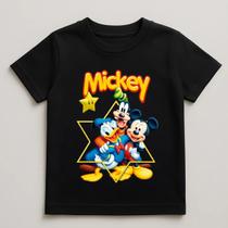 Camiseta Infantil Mickey Mouse Disney 100% Algodao Mode 05
