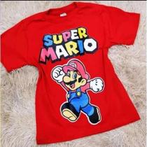 Camiseta Infantil Minecraft, Camiseta Verão Camiseta Meninos Super Mario Camiseta Roblox,
