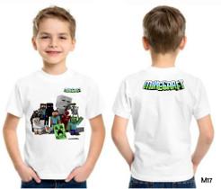 Camiseta Infantil Minecraft M17