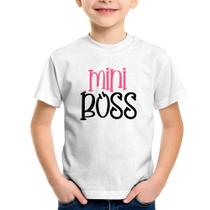 Camiseta Infantil Mini Boss - Foca na Moda