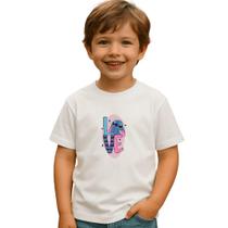 Camiseta Infantil Moderna e Divertida de Algodão Suave com Estampa Alegre Ideal para Meninos e Meninas Camiseta Infantil Moderna e Divertida de Algodão Suave com Estampa Alegre Ideal para Meninos e Meninas